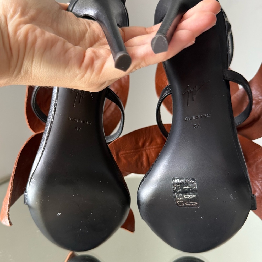GIUSEPPE ZANOTTI Lilium Stiletto Sandals $1,350 37 - Picture 10 of 15